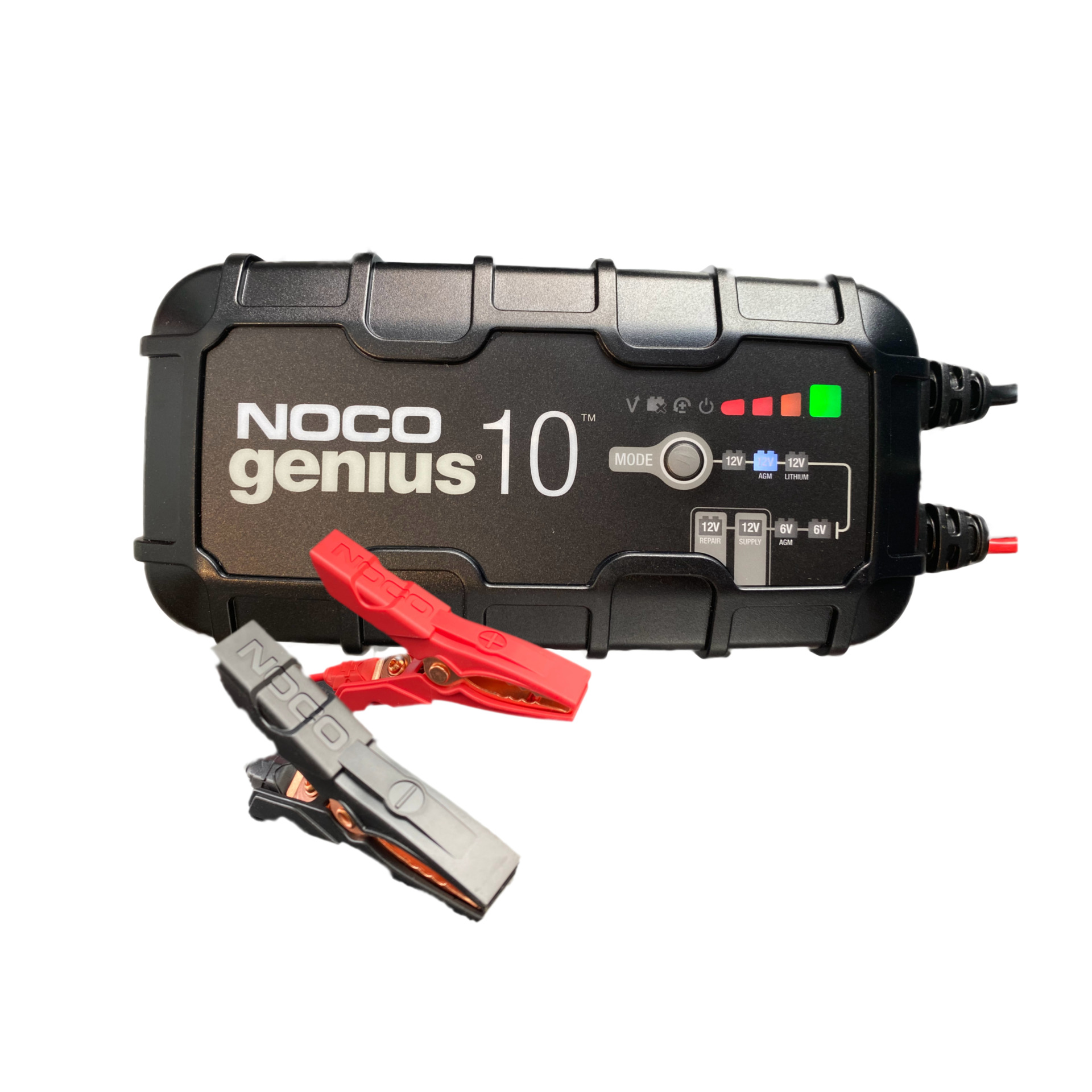 Autobatterie laden mit Ladegerät ohne Ausbau - NOCO GENIUS 10 - 8 einfachen  Schritte 